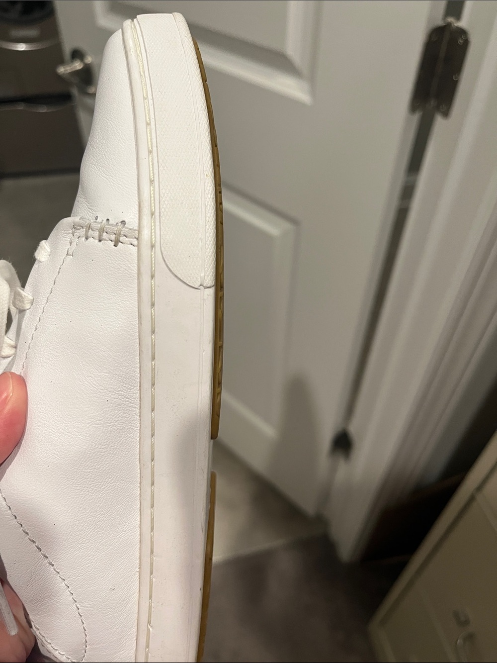 Olukai White Leather Woman’s Casual Sneakers - Picture 9 of 9
